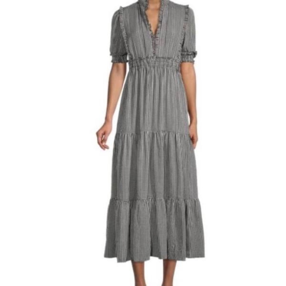 Max Studio Black and white checkered dress Size Small